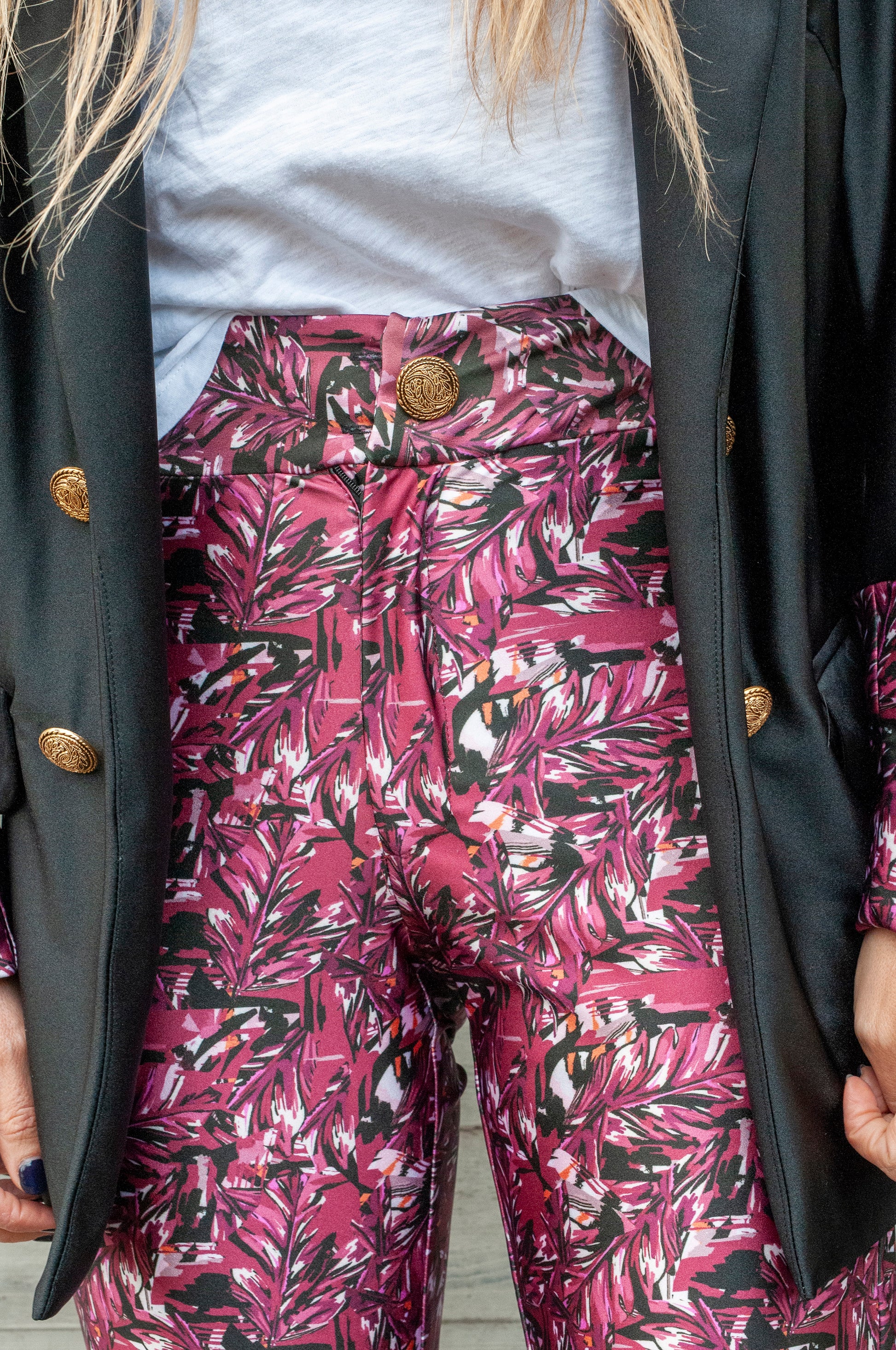 Pantalón Comora - Hojas