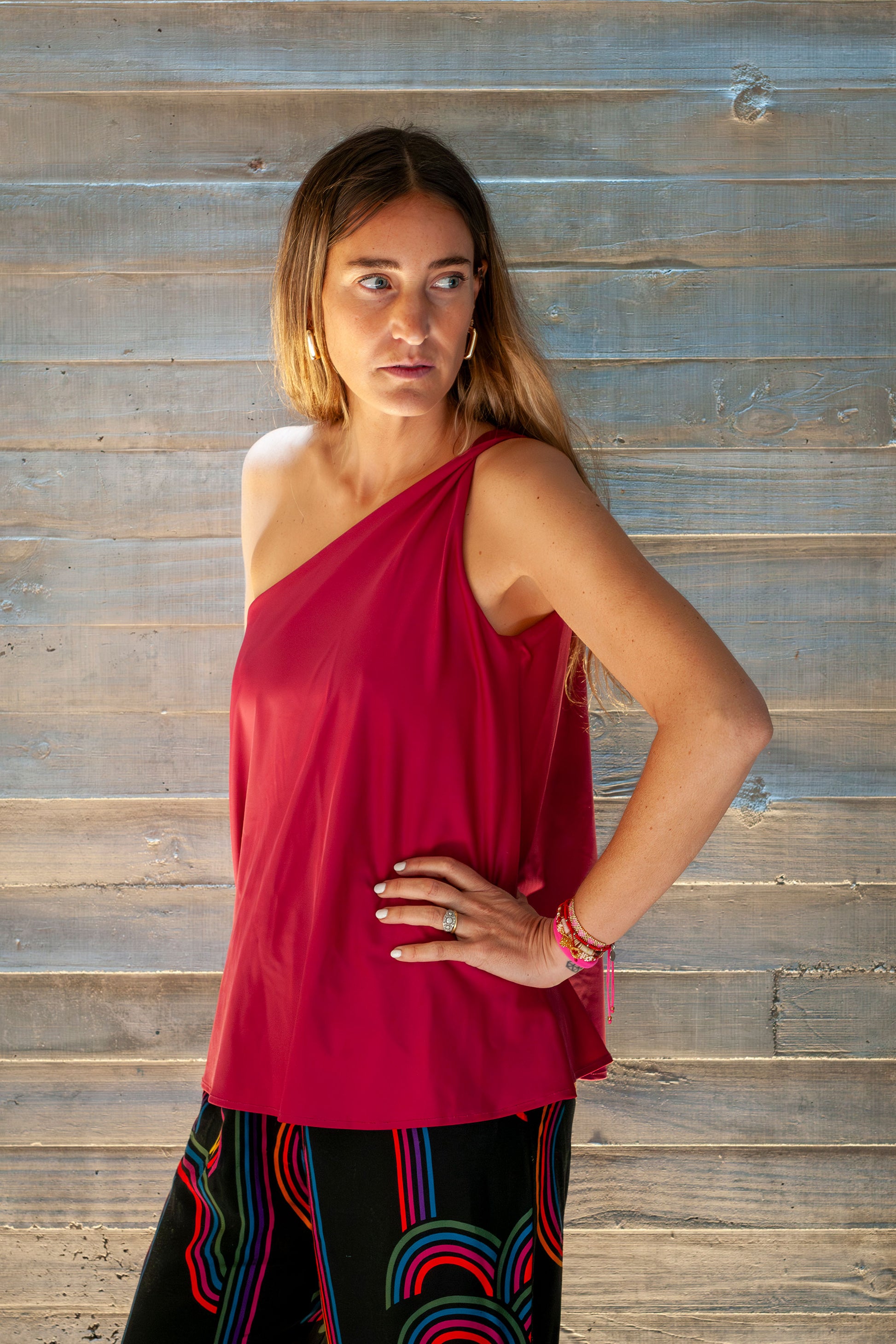 Polera Bari - Ciruela