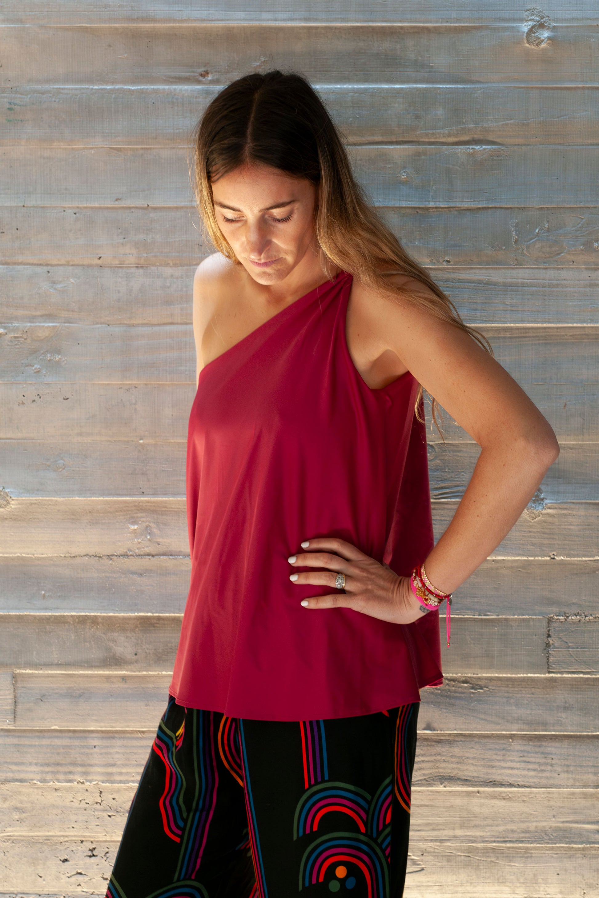 Polera Bari - Ciruela