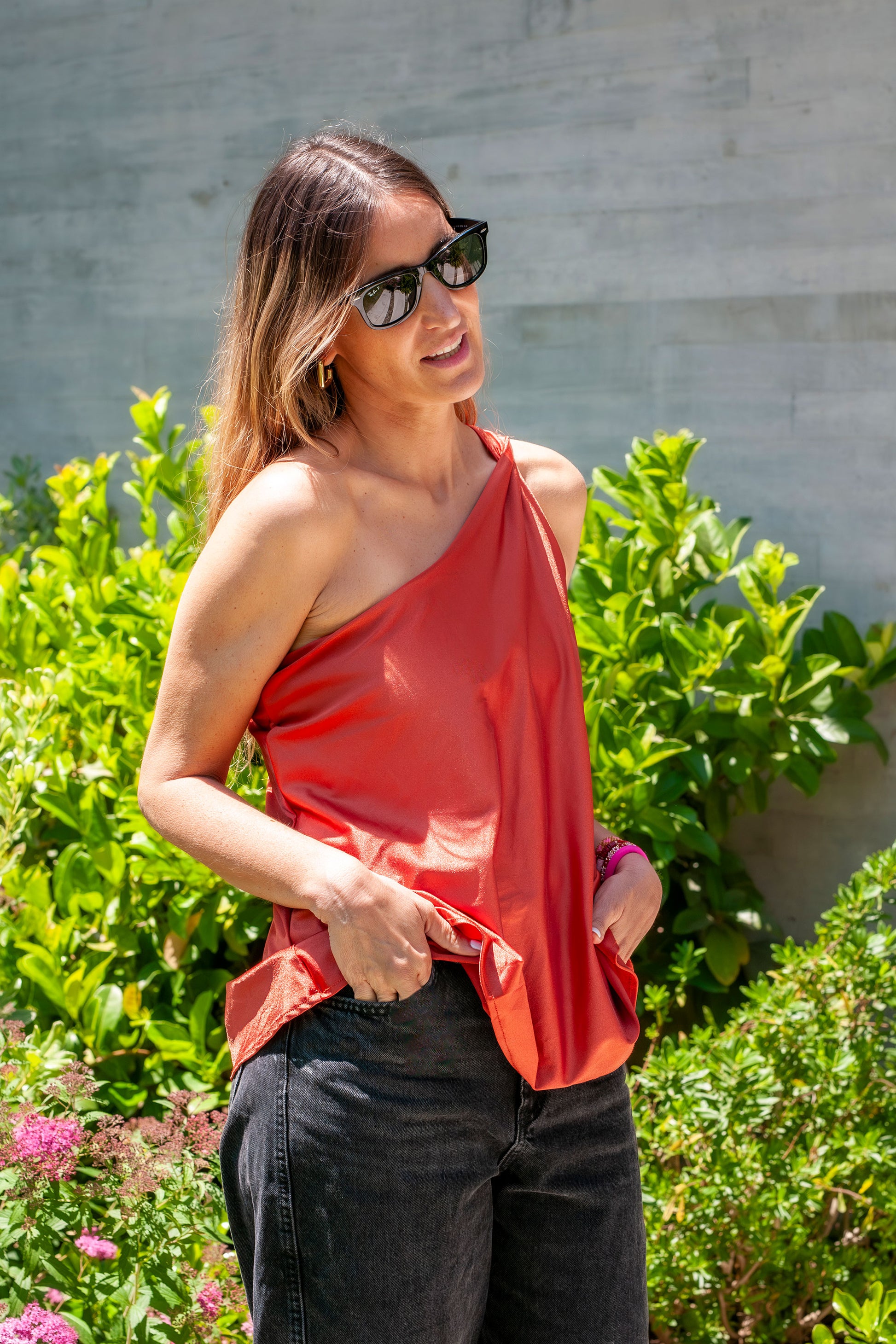 Polera Bari - Salmón