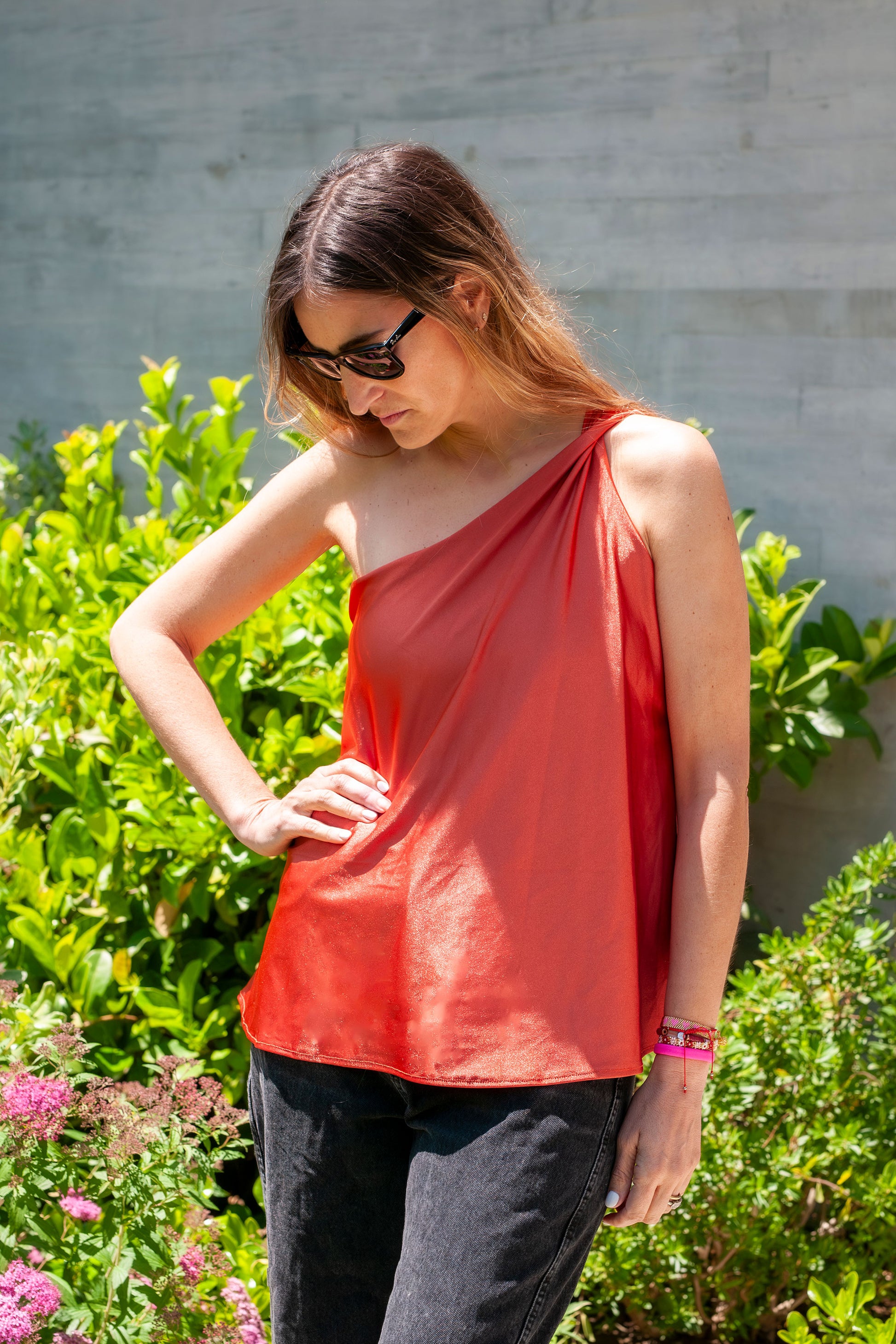 Polera Bari - Salmón