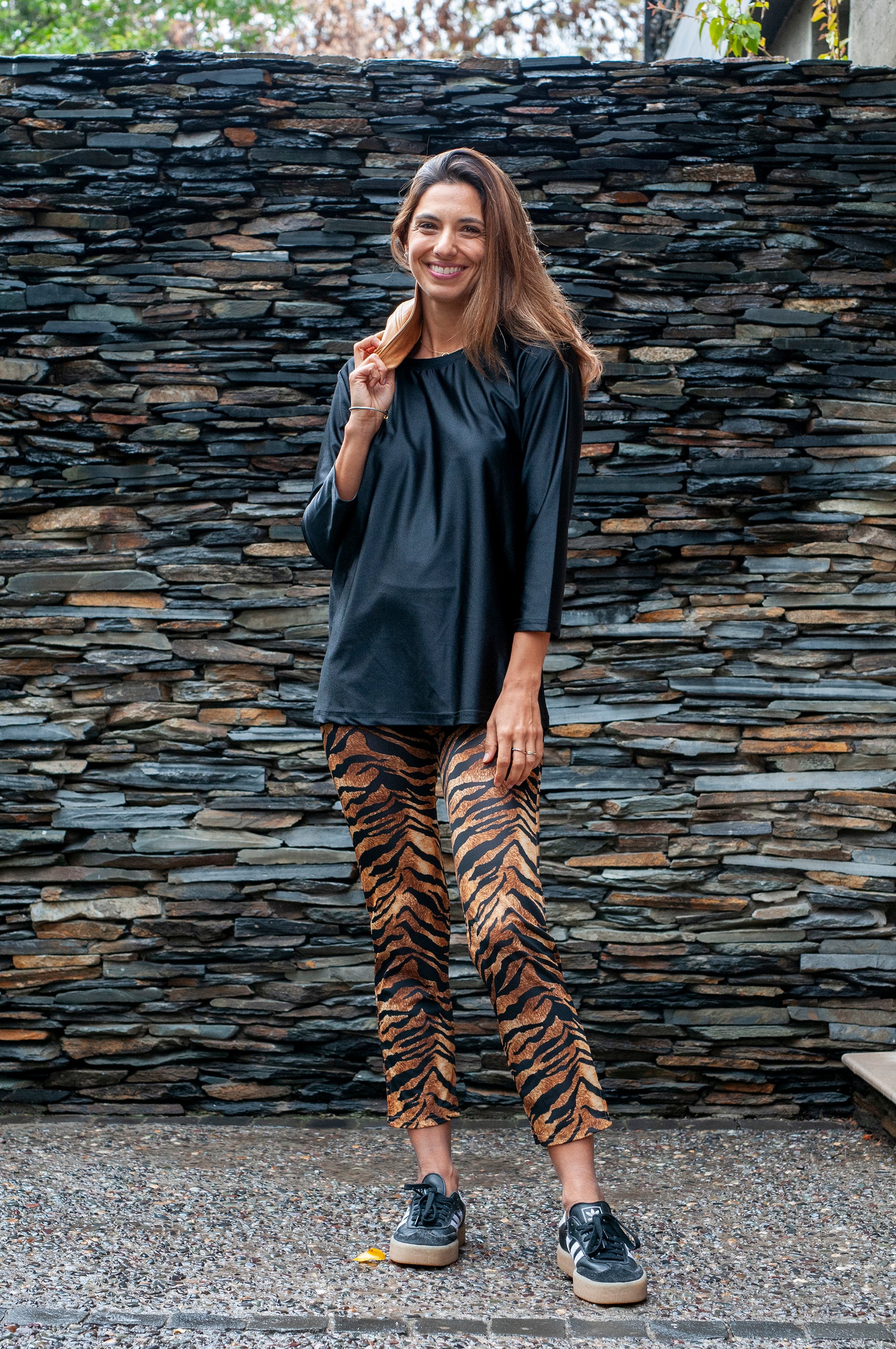 Polera Burundi - Negro