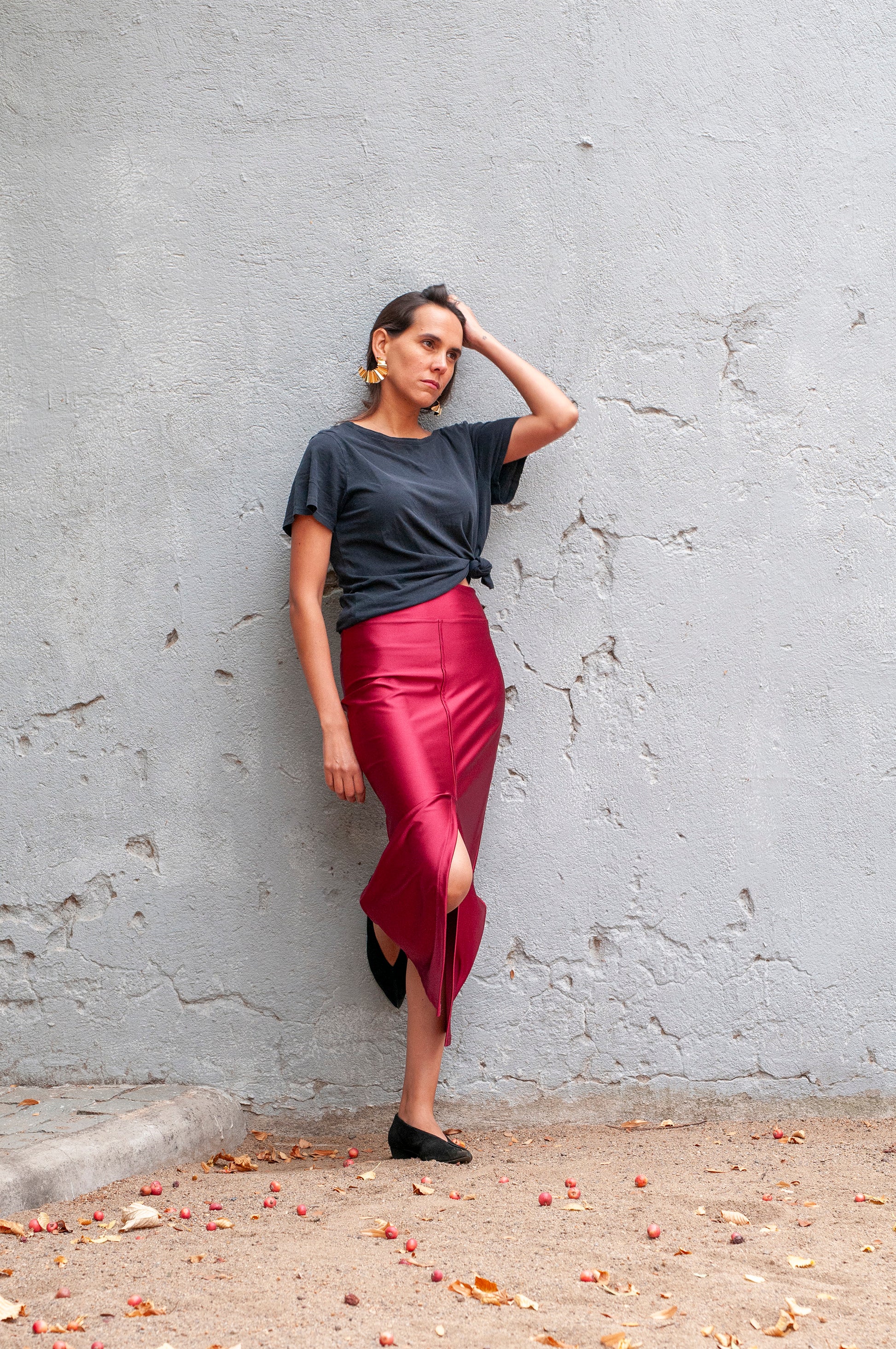 Pollera Mali - Burdeo