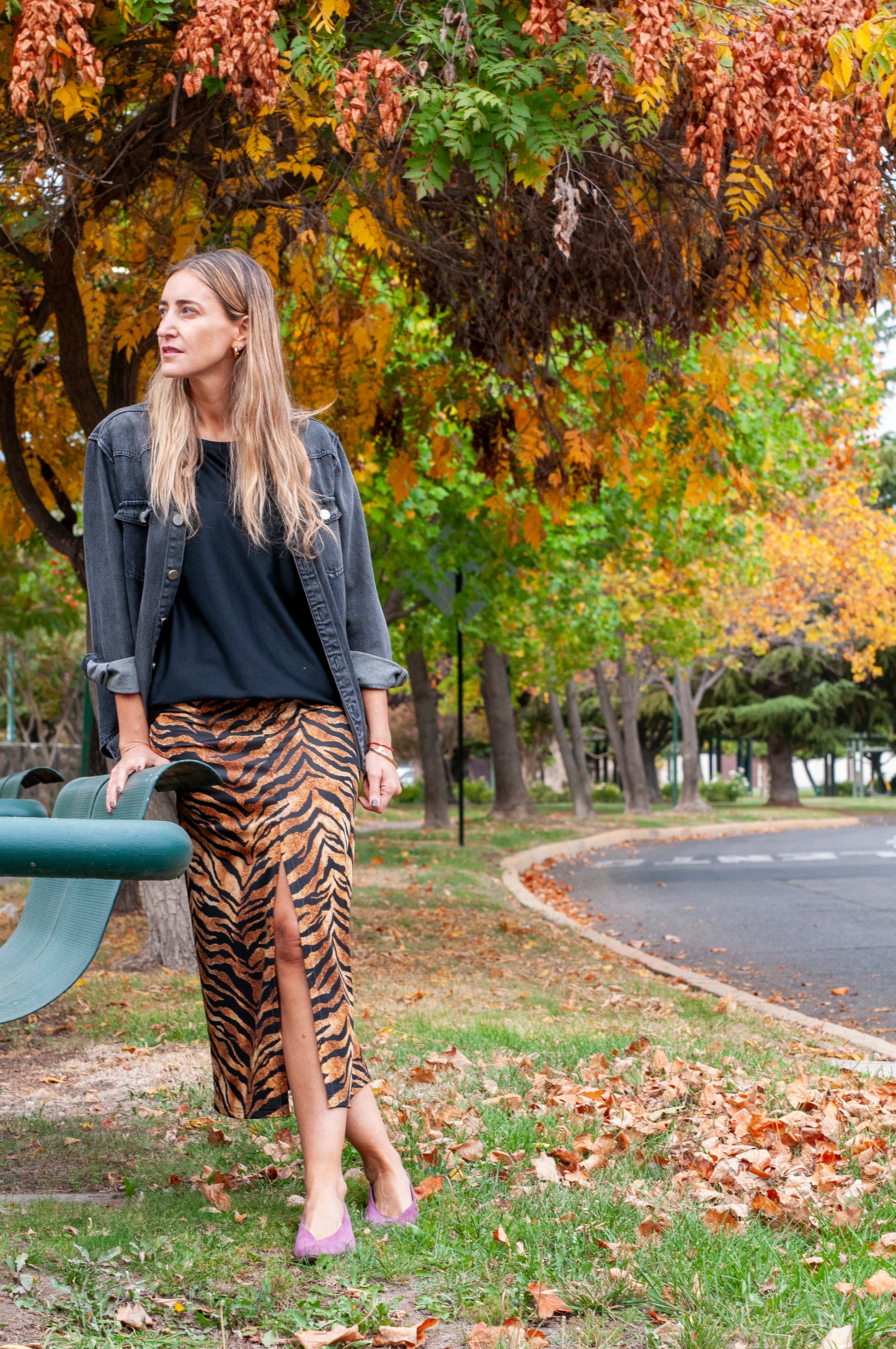 Pollera Mali - Tigre Amarillo