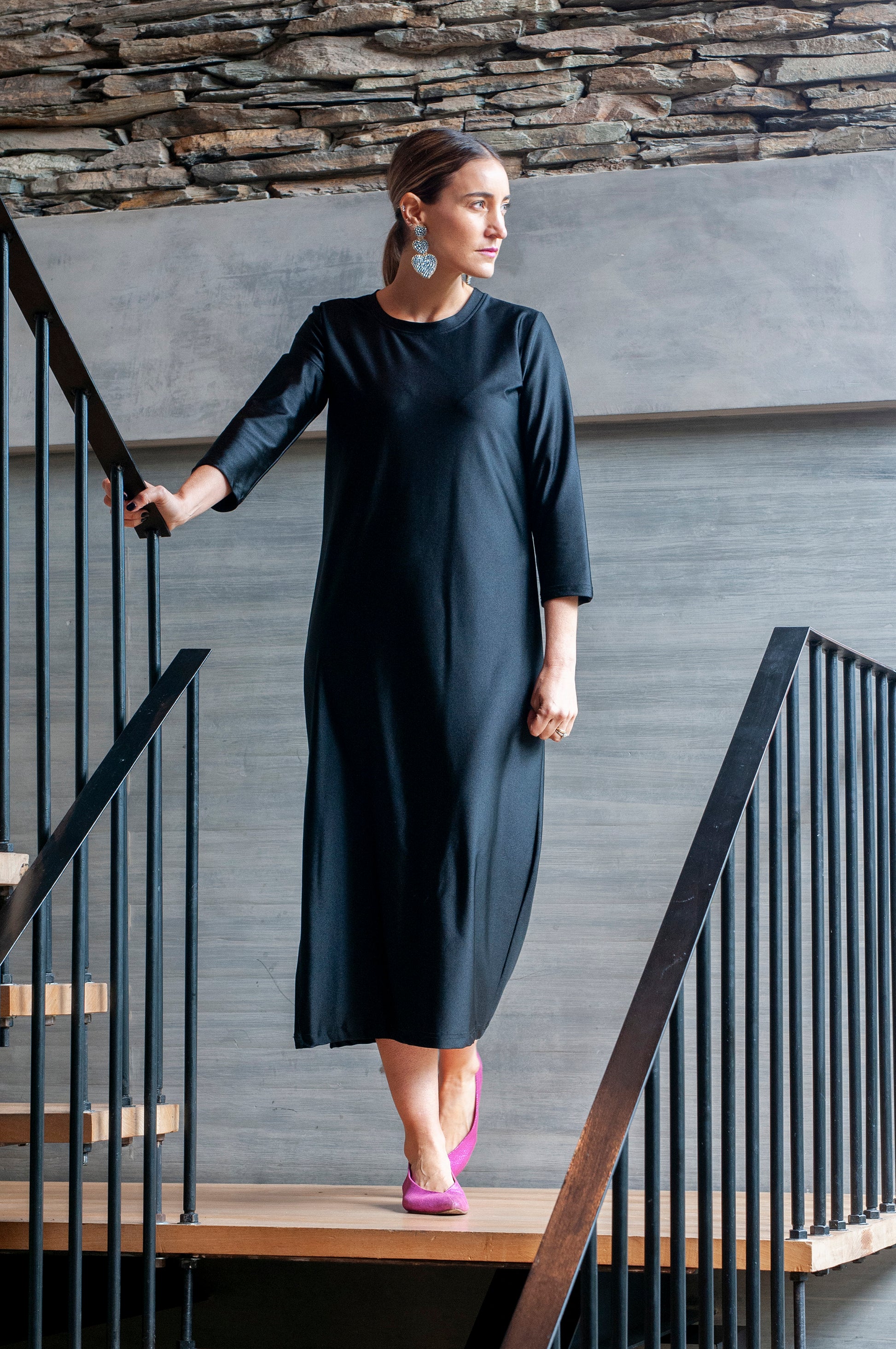 Vestido Gambia - Negro