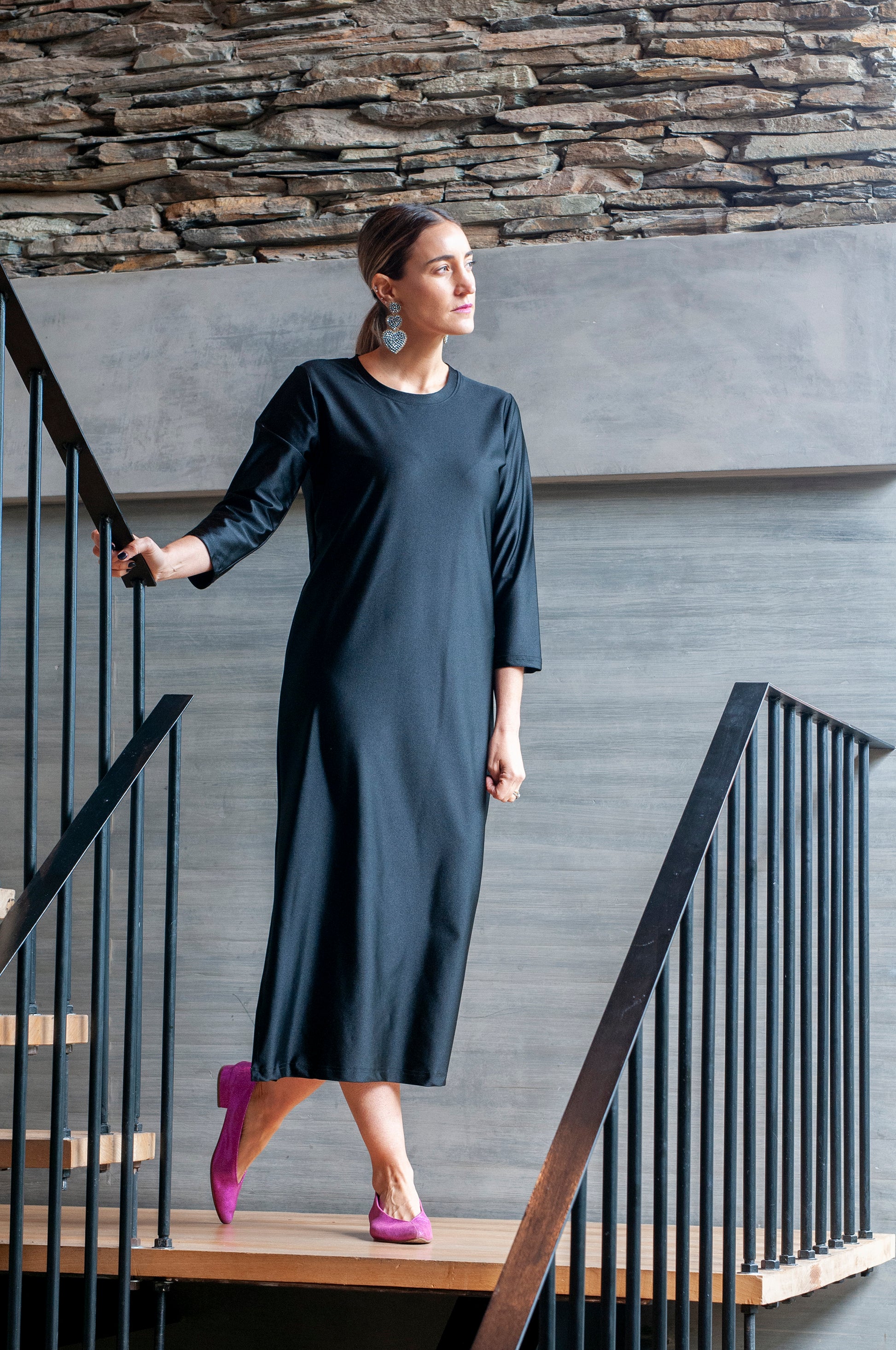 Vestido Gambia - Negro